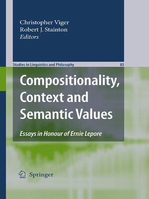 cover image of Compositionality, Context and Semantic Values
